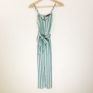 Blue Blush | Seafoam Green Romper/Jumpsuit Small